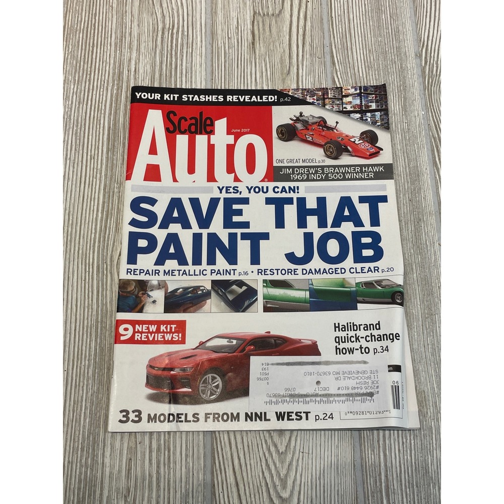 Scale Auto Magazine June 2017 Vol 39 No 1 Repair Metallic Paint Yamaha Review